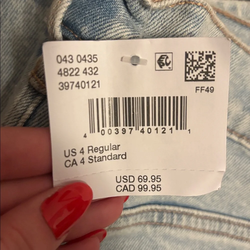 AE Stretch Super High-Waisted Ripped Ankle Straight Jean - Picture 7 of 7